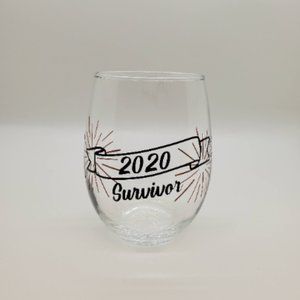 2020 Survivor Holographic Stemless Wine Glass